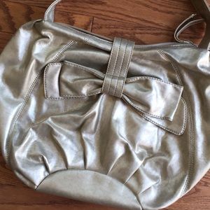 NWT Newyork & Company Vegan Leather Purse in Gold!